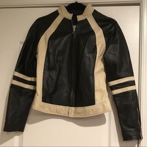 Black and Tan leather jacket